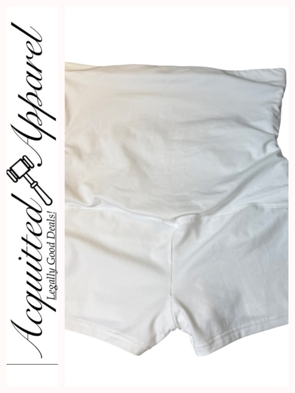 Maidenform White High-Waist Under Garment Slimmer Shorts